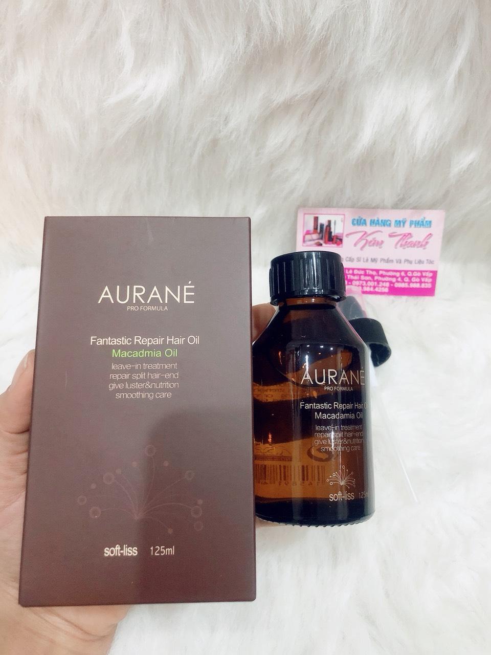 Dầu Dưỡng Phục Hồi Tóc Cao Cấp AURANE Soft Liss 125ml