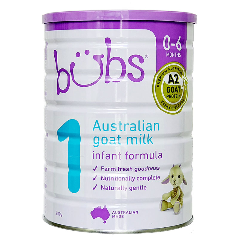 Sữa dê bubs úc số 1 800g