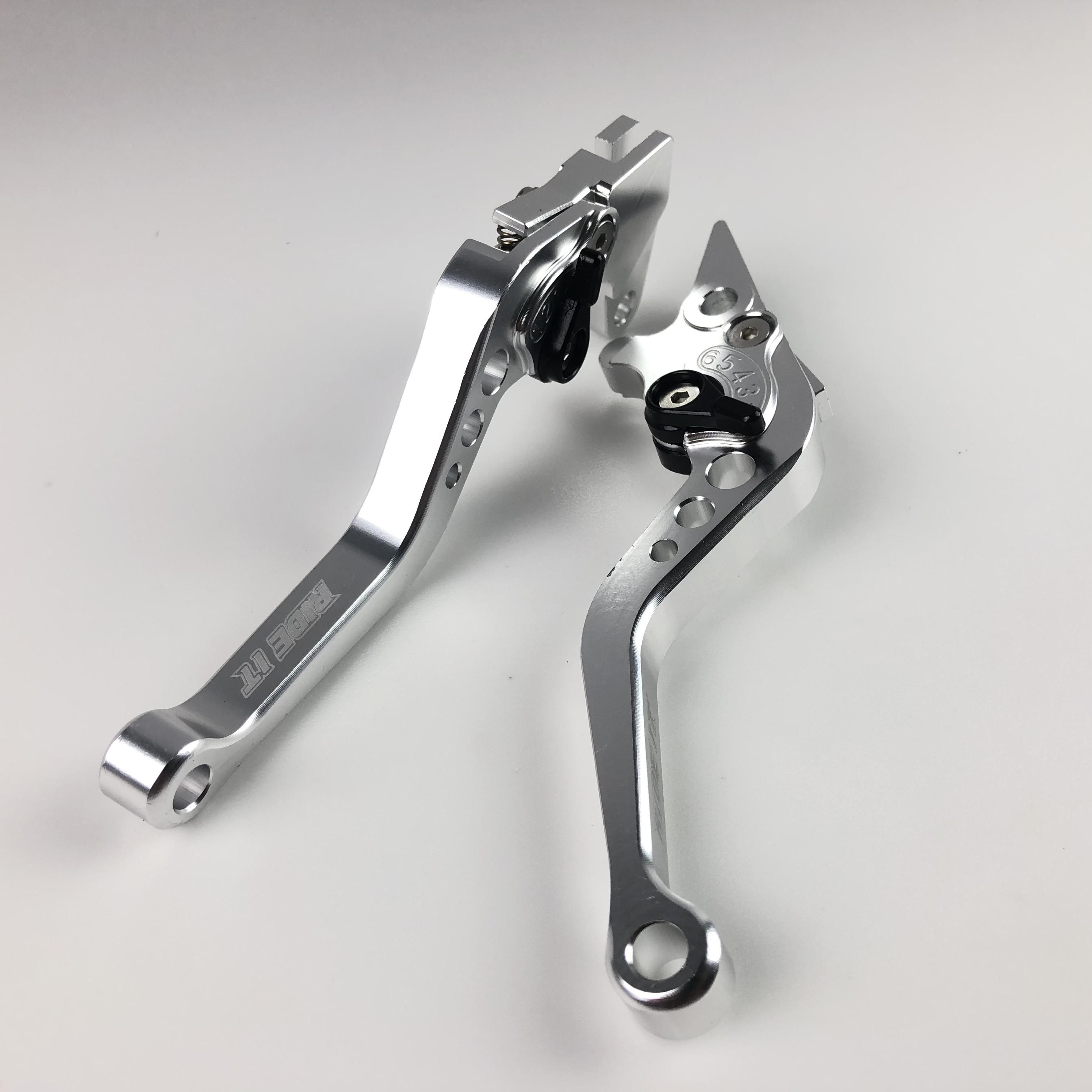 [HCM]HÌNH THẬT- Bộ 02 tay thắng (tay phanh) 6 số côn CNC dùng cho xe Exciter 135/150- MÀU BẠC