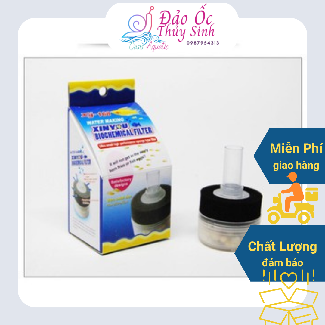 Lọc sủi vi sinh Mini 2 tầng Xy-168 cho hồ cá cảnh xy168