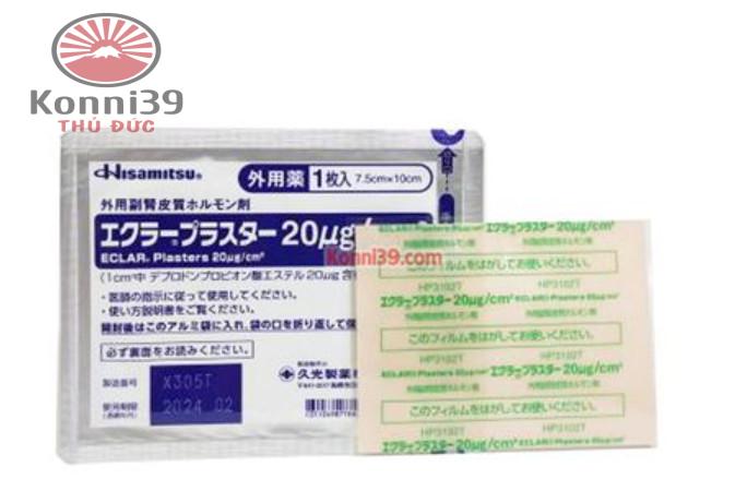 Miếng dán ép sẹo lồi hisamitsu eclar plaster