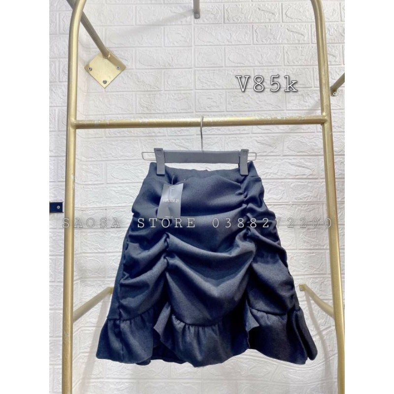 [HCM]CHÂN VÁY ĐUÔI CÁ NHÚN 2 BÊN