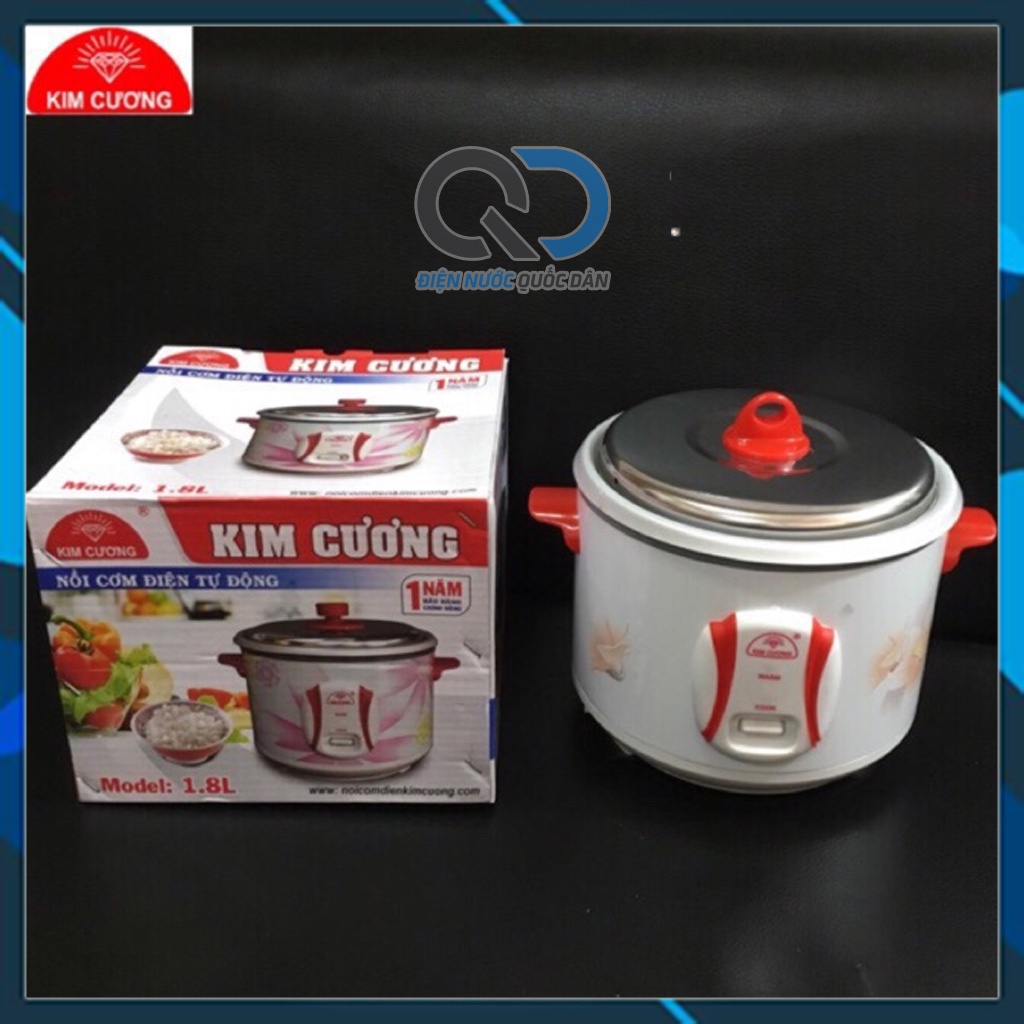 Nồi cơm điện kim cương 1,8 lít - siêu tiện lợi cho mọi gia đình