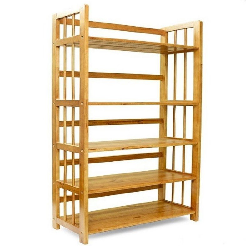 Kệ sách gỗ đa năng sâu 40cm - 5 tầng ngang 80cm - thanhan có tăng đưa