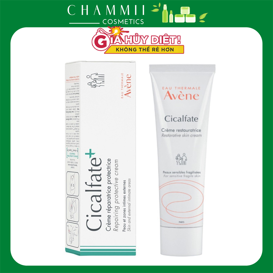 Kem Mờ Sẹo, Tái Tạo Da AVENE Cicalfate+ Repairing Protective Cream Pháp 100ml