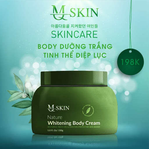 Kem Body Diệp Lục MQ Skin Siêu Trắng Da 150g Chính Hãng 100%