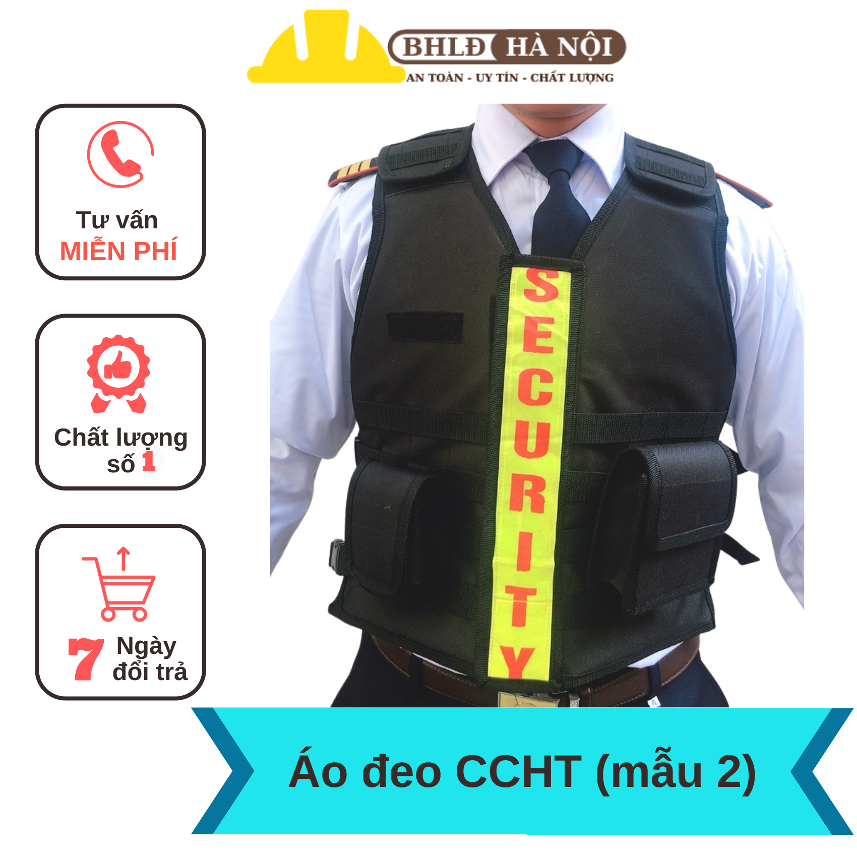 Áo đeo công cụ hỗ trợ bảo vệ (mẫu 2)