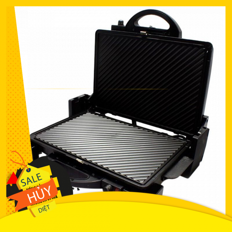 Máy kẹp nướng bánh mì đa năng Tiross TS965 - Kẹp các loại bánh, Mở 180 độ nướng mọi thực phẩm, Điều chính nhiệt độ