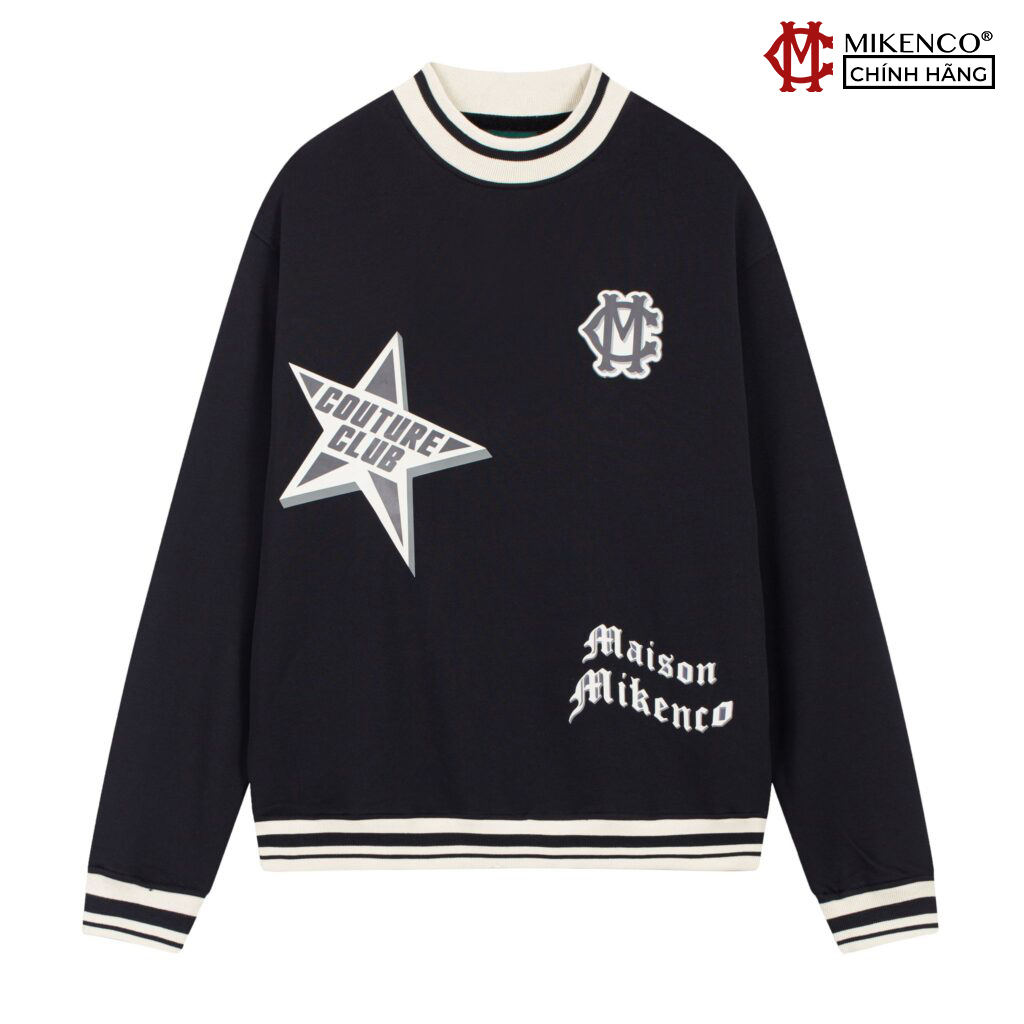 Áo nỉ unisex MIKENCO Couture club sweater s22