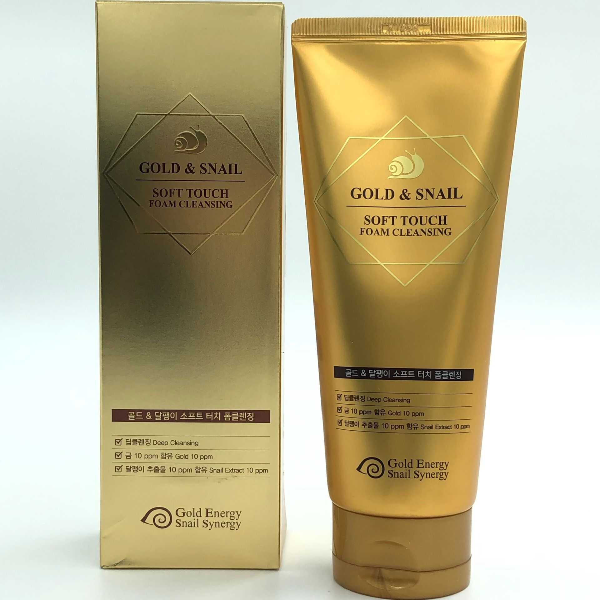 Sữa rửa mặt vàng 24k ốc sên gold snail soft touch foam cleansing 180ml