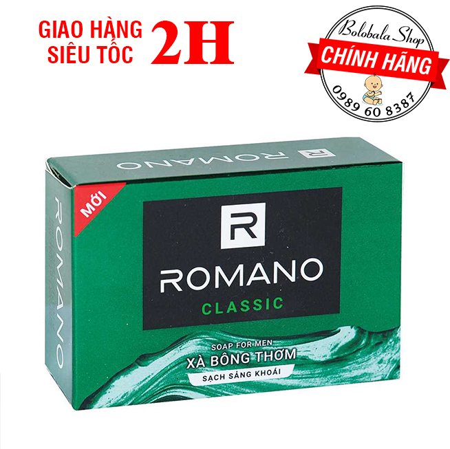 Xà bông thơm Romano Classic và Attitude 90g