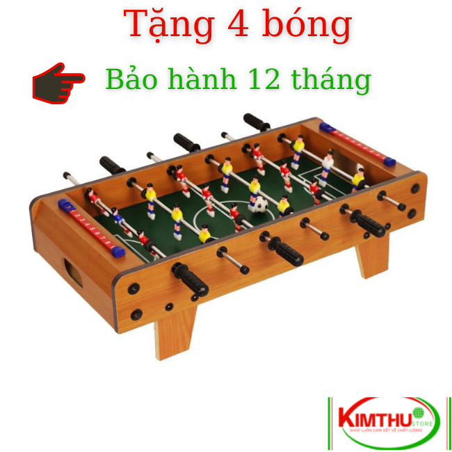 Bàn bi lắc bóng đá bằng gỗ Table Top Football- giúp bé tăng khả năng vận động
