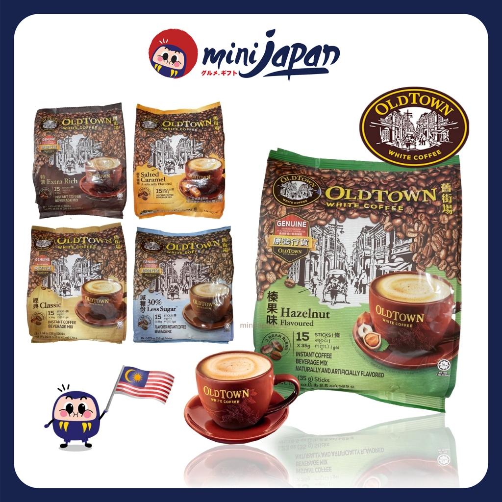  Cà Phê Trắng White Coffee OldTown 3in1 Malaysia Đủ Vị 