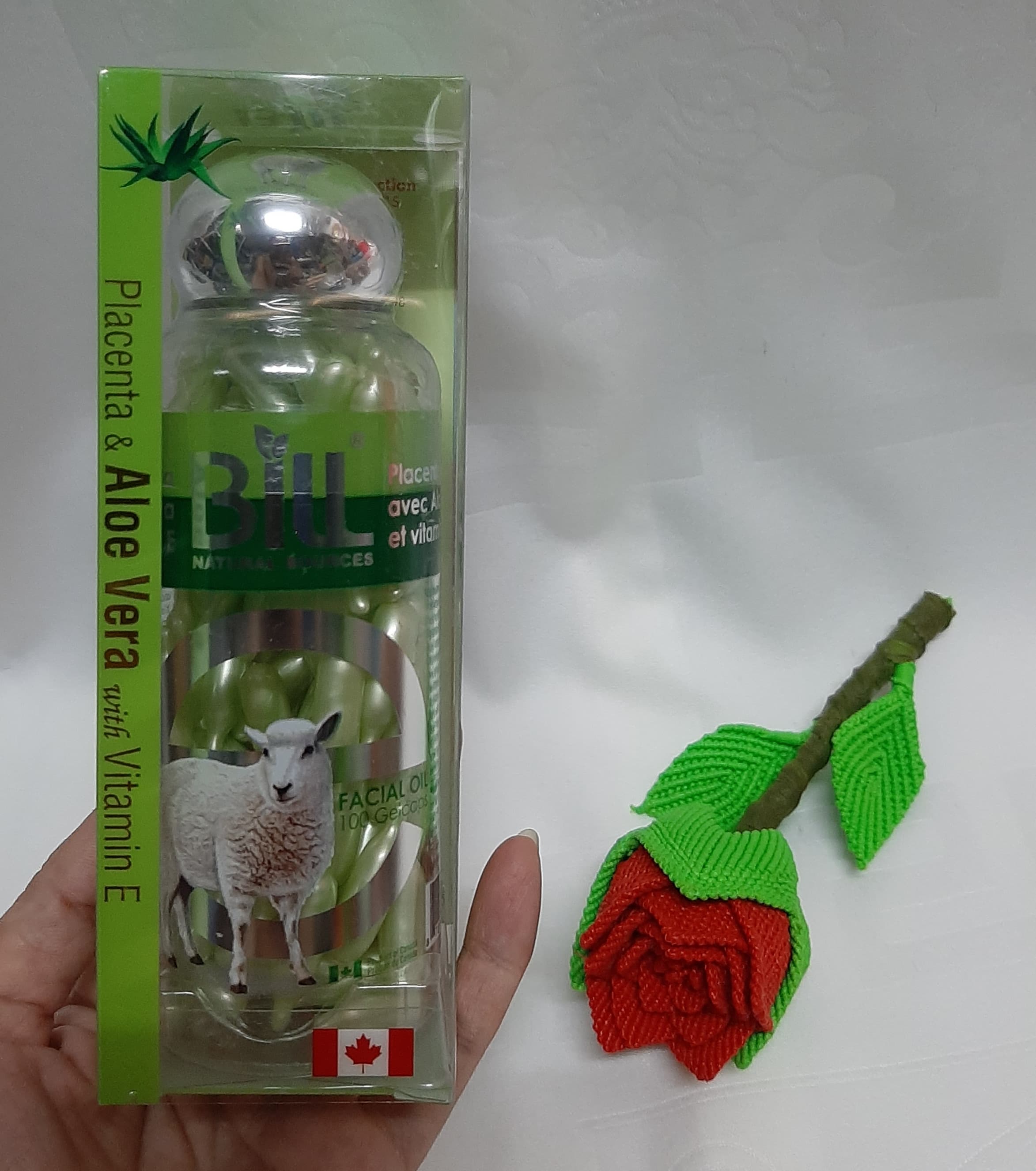 Viên bôi chiết xuất nhau thai cừu và nha đam chính hãng Bill Natural Sources của Canada