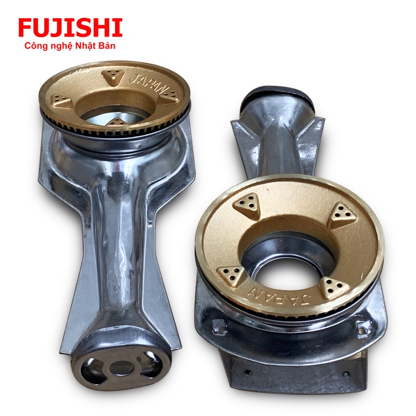 Ống điếu + Đầu đốt bếp gas mâm chia lửa sen ĐỒNG 43-78mm chữ JAPAN + Tặng pass,ốc - Phụ kiện, linh kiện thay thế bếp ga đôi, đơn