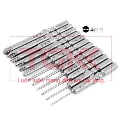 Đầu bắn vít đầu cộng chân D4 4mm