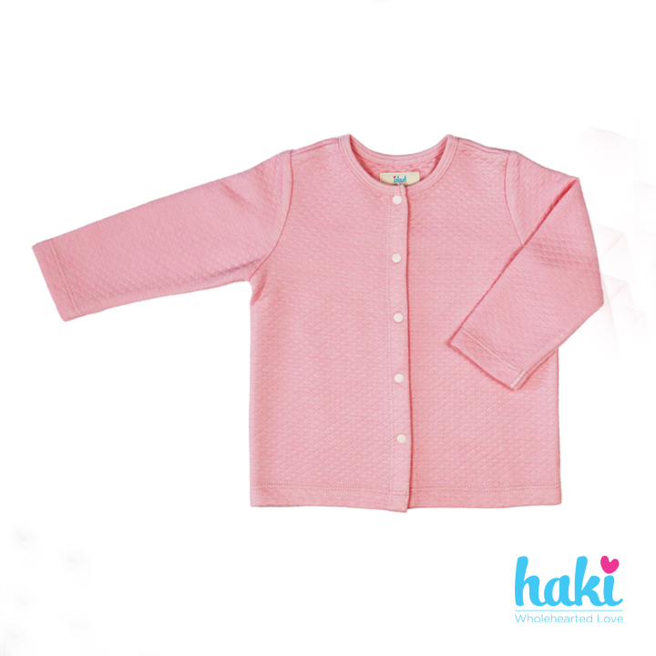 Áo khoác chần bông viền cổ ấm áp, áo khoác thu đông cho bé trai bé gái tới 3 tuổi, hàng chính hãng HAKI BB017 (4-15kg)