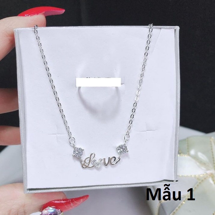 Dây chuyền bạc nữ liền mặt các mẫu MS78