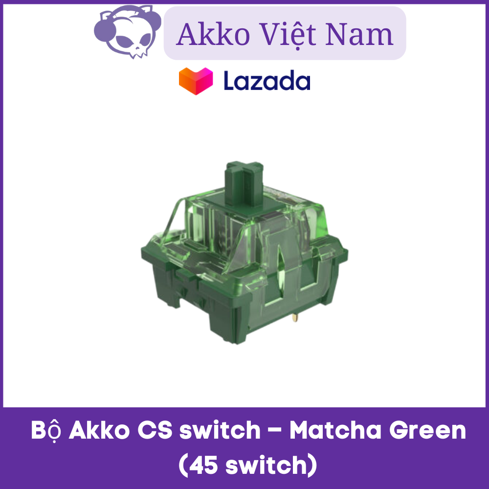 Bộ switch bàn phím cơ akko cs switch – akko cs switch – matcha green
