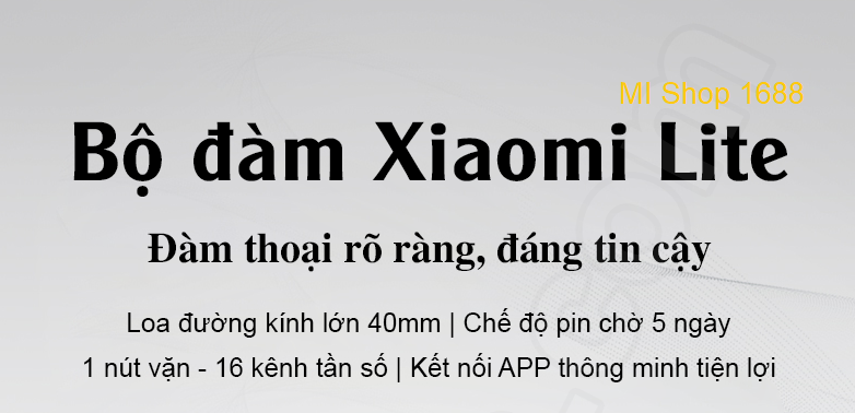 Bộ Đàm Xiaomi Lite Walkie Talkie [ Hàng Chính Hãng ]