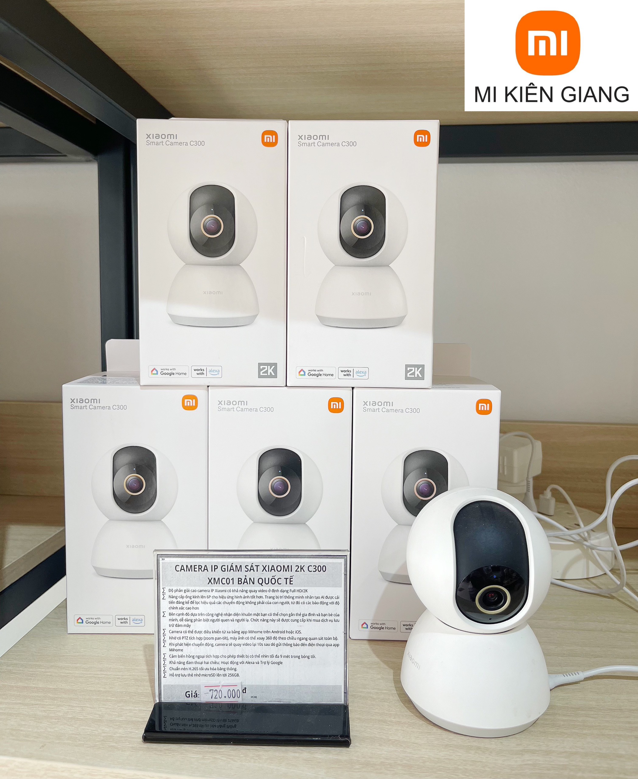Camera IP Giám Sát Xiaomi 2K C300 XMC01 - Bản Quốc Tế