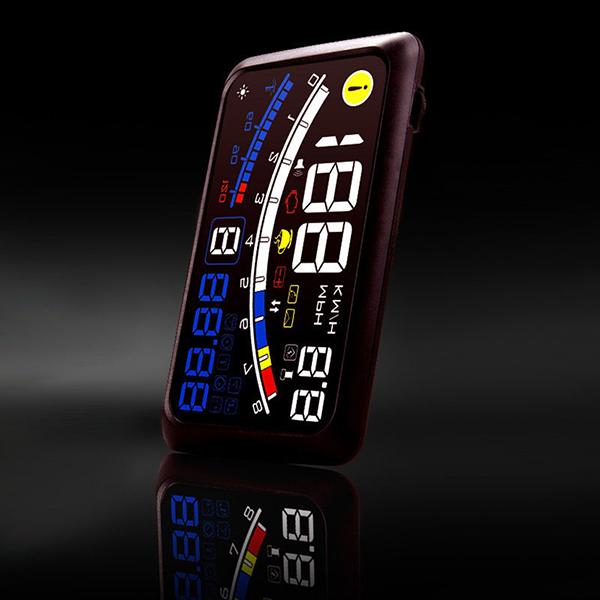 Hud a8s thiết bị hiển thị tốc độ và thông tin lên kính lái