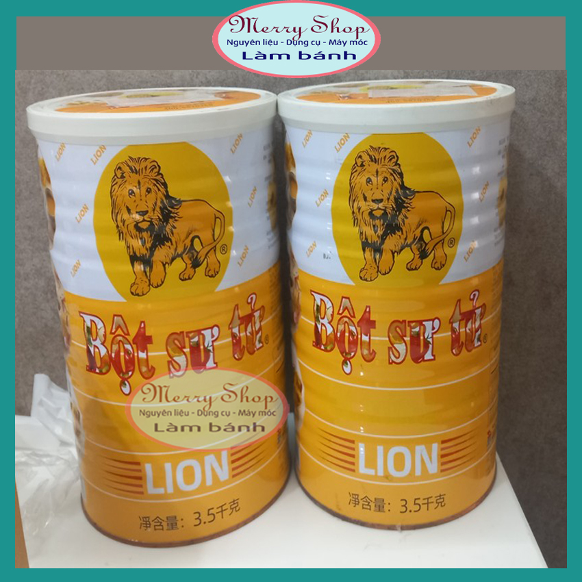 Bột Sư Tử,bột trứng sữa Lion Custard Powder 3.5kg, bột Sư Tử Lion nhập khẩu từ HongKong dùng làm bánh-Merry Shop
