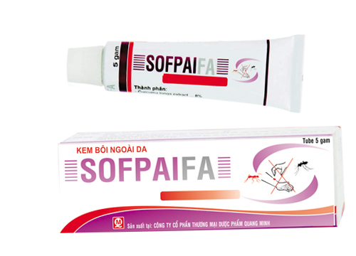 Sofpaifa kem bôi vết ngứa do muỗi ,kiến...... đốt