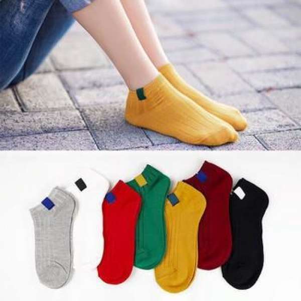 Combo 10 đôi tất/ vớ 7 màu nữ chất liệu cotton đẹp