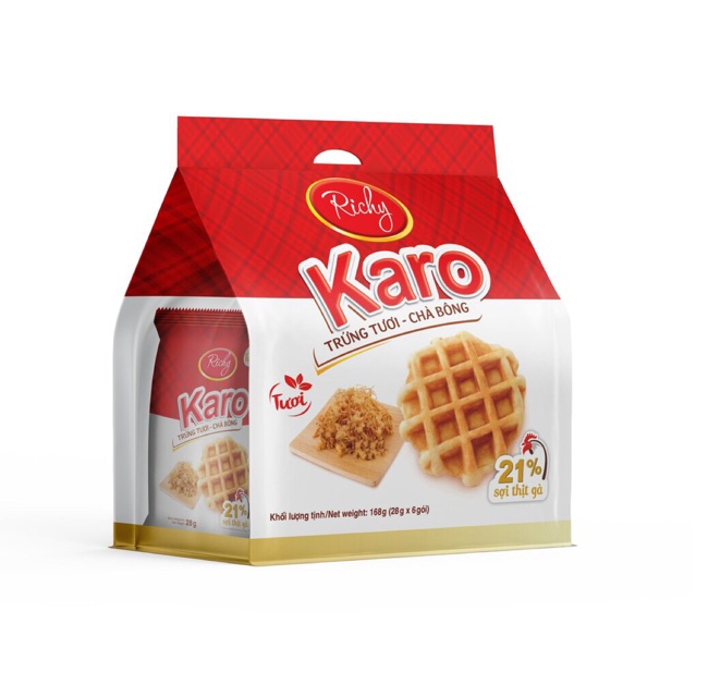 Bánh trứng tươi – chà bông Richy Karo Sợi Gà