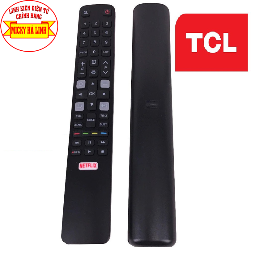 Điều khiển tivi tcl netflix dùng cho các dòng tivi tcl smart lcd, led
