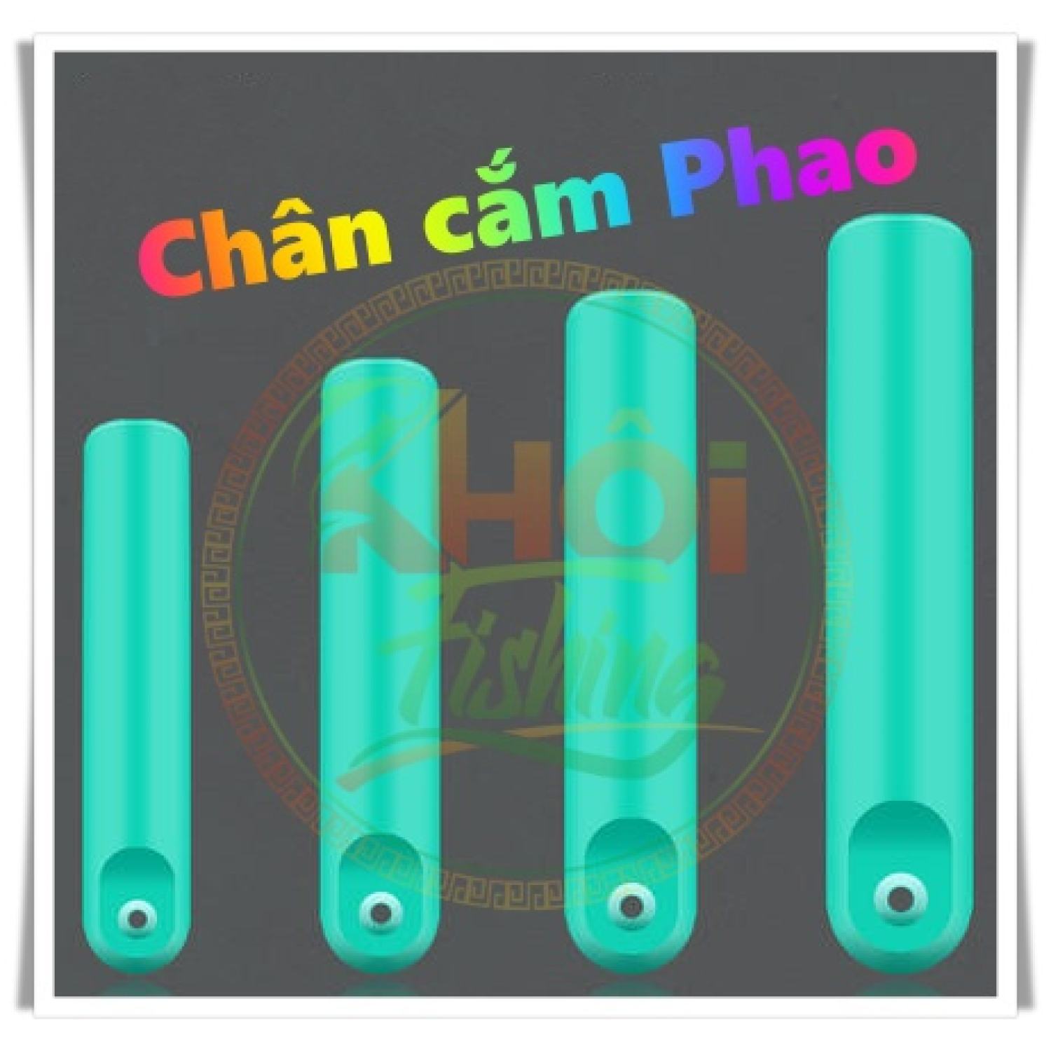 Chân cắm phao câu đài, ghim phao silicon combo 5 cái- Khôi Fishing
