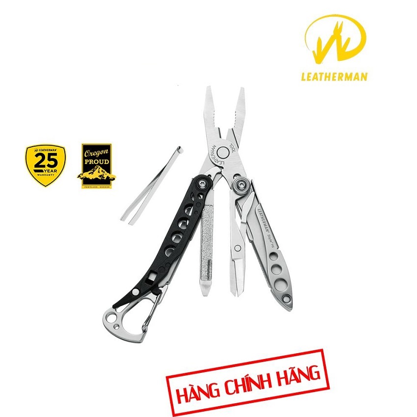 Kìm Đa Năng Leatherman Style PS 8Tools tích hợp 8 công năng với thép không rỉ là dụng cụ tuyệt vời để đi du lịch.