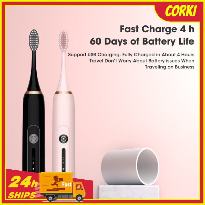 Sonic X7 Bàn chải điện răng điện Cao cấp , điện công nghệ châu Âu 6 chế độ rung tự động đánh tan mảng bám thế hệ mới nhất 2022