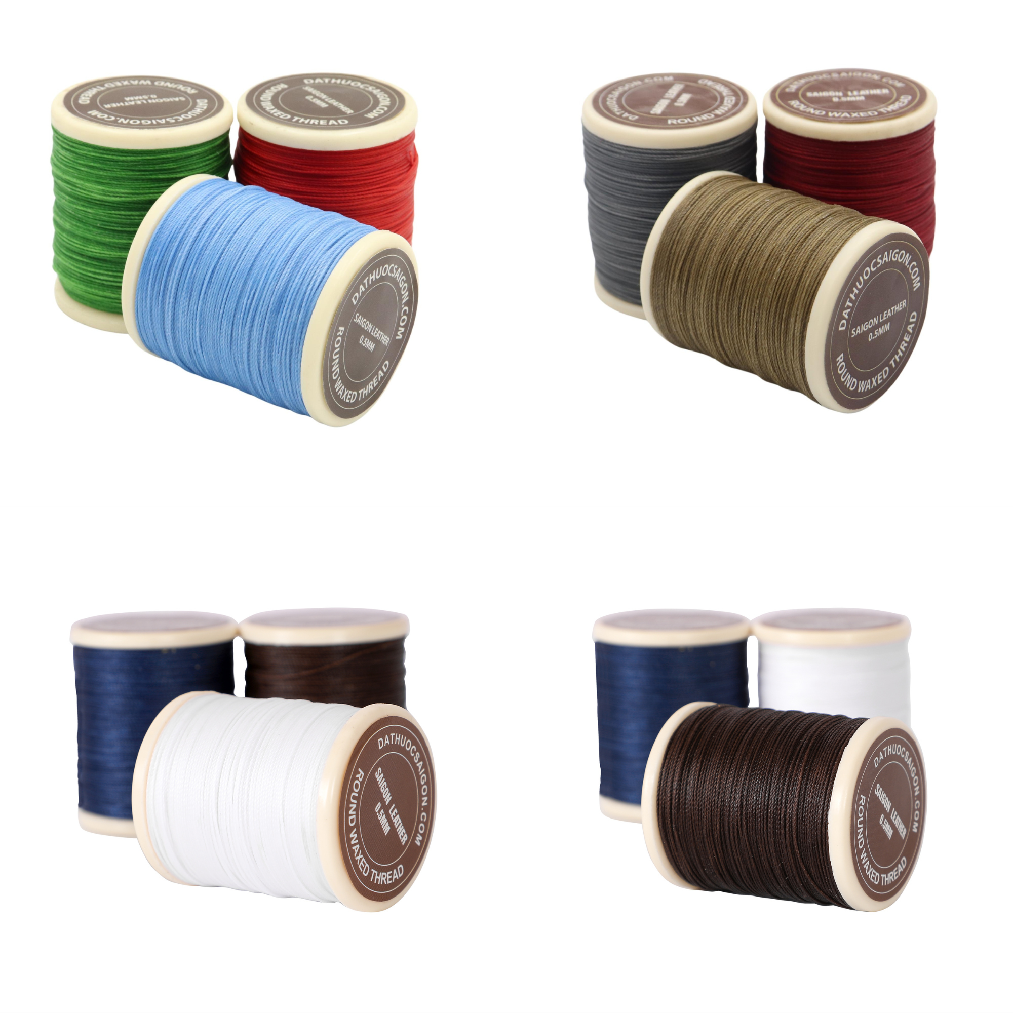 Chỉ sáp may da 0.5mm cao cấp thương hiệu Da Thuộc Sài Gòn