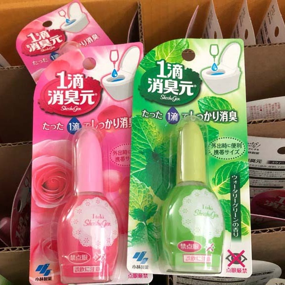 Nước nhỏ thơm bồn cầu Iteki Shoshugen Kobayashi Nhật Bản - Lọ 20ml