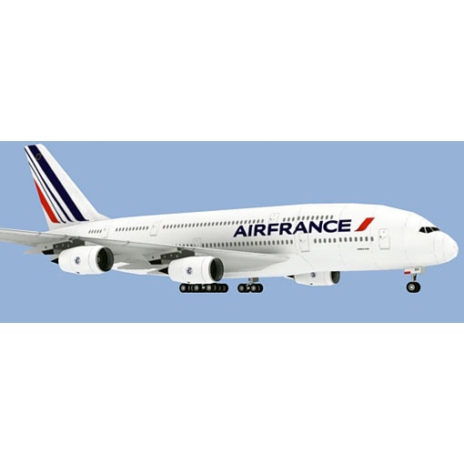 Mô hình giấy máy bay Air France Airbus A380