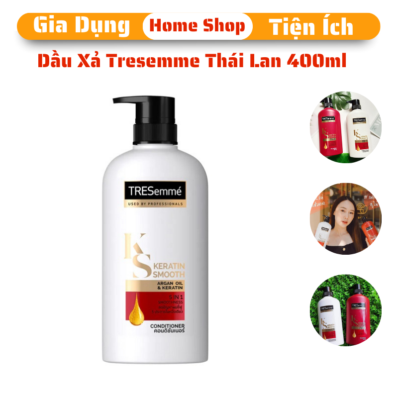 Dầu xả Tresemme Keratin Smooth thái lan chai 400ml