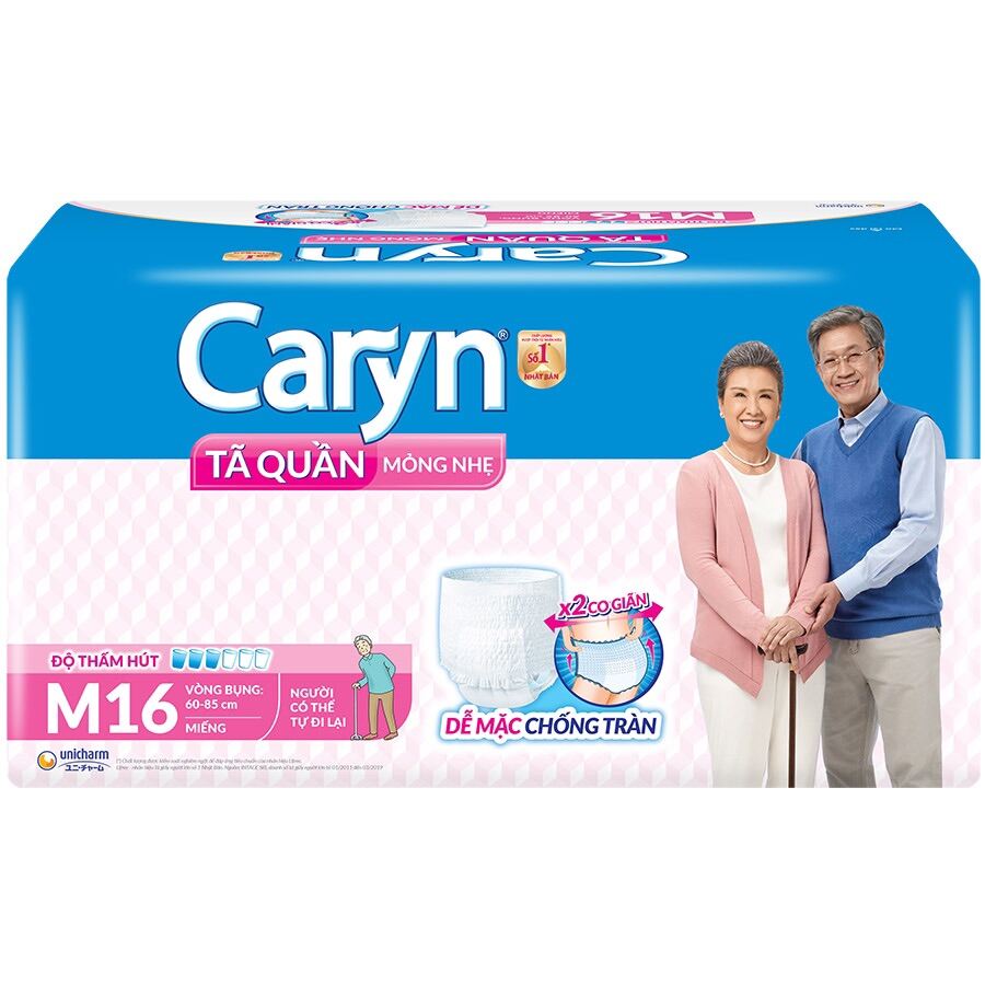 [Hoàn tiền 12%] Tã Quần Người Lớn Caryn Size M , L