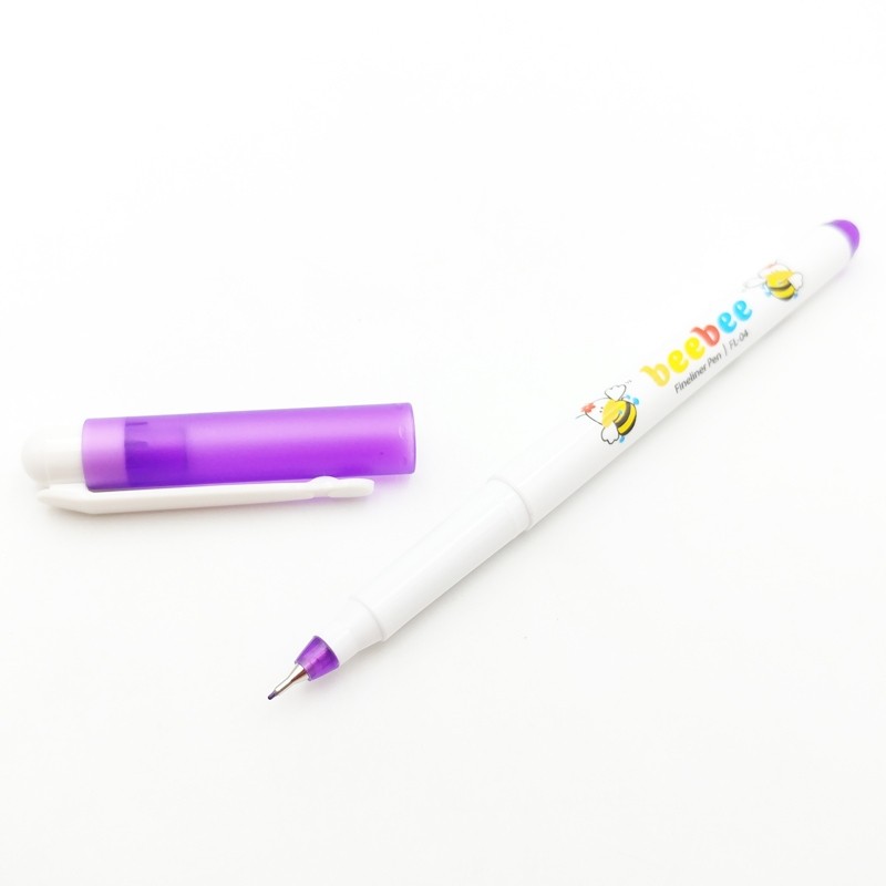 01 Cây Bút lông kim BeeBee FL04 - Mực tím