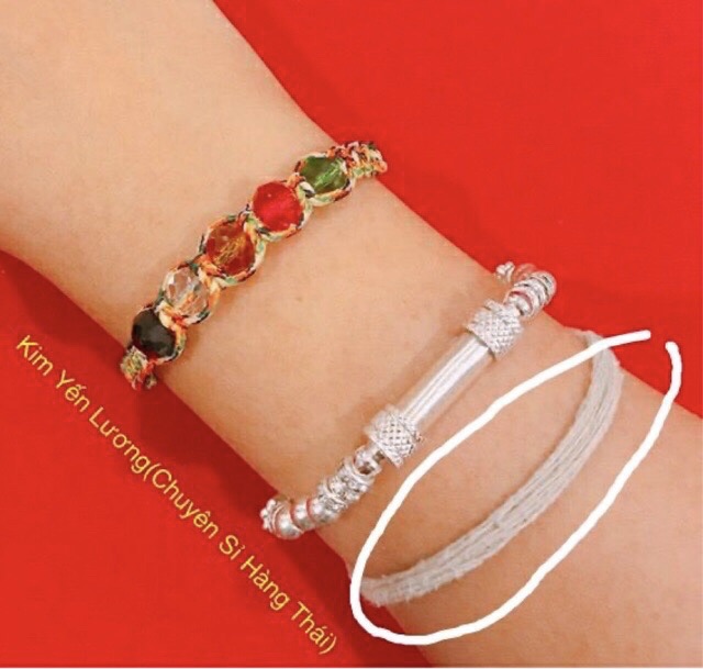 [HCM]?? DÂY CHỈ TRẮNG MAY MẮN BÌNH AN THÁI LAN ??