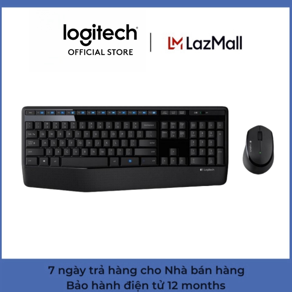 48 giờ vận chuyển-Bộ bàn phím và chuột không dây Logitech MK345
