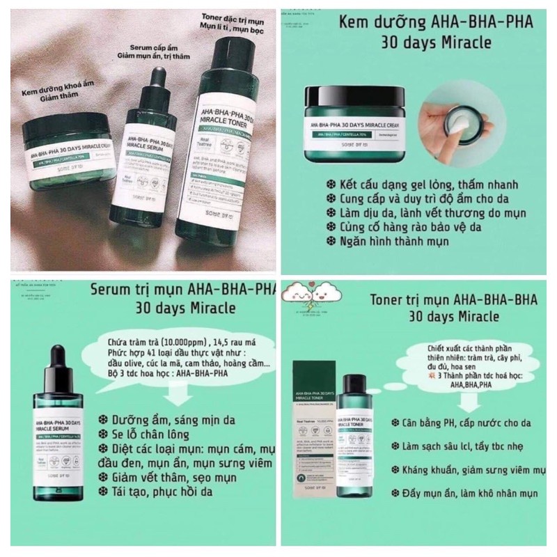 [Hot] [Combo] Some By Mi AHA BHA PHA 30days Miracle