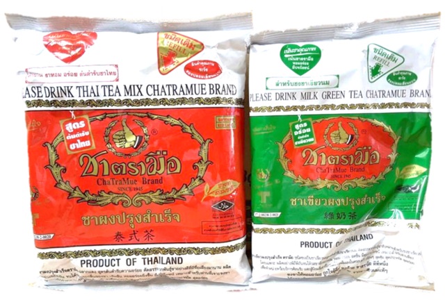 Trà thái xanh - trà thái đỏ pha trà sữa thái
