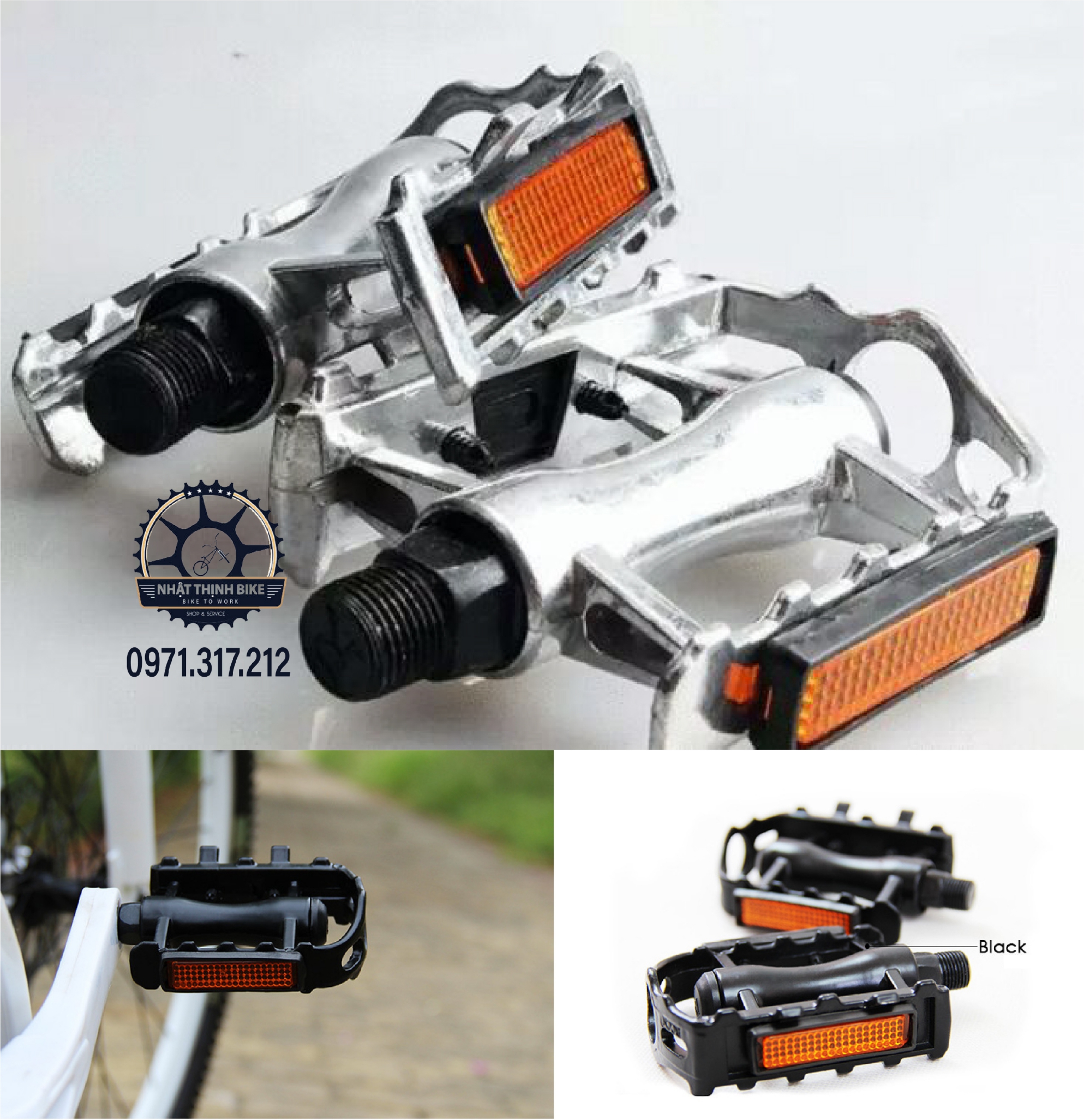 Bàn đạp xe đạp pedal xe đạp hợp kim nhôm lắp xe đạp thể thao, xe đạp mini