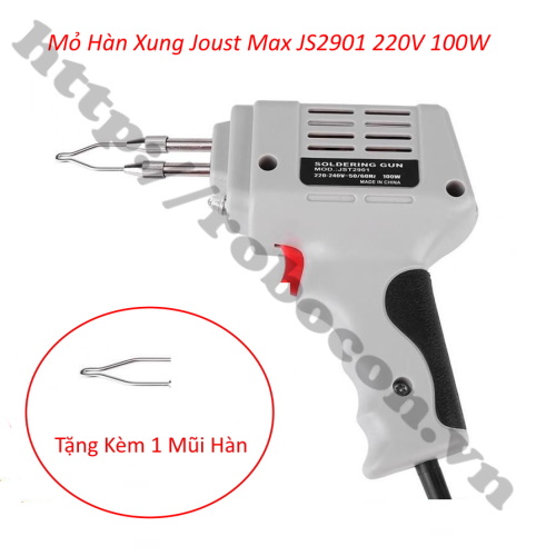 Mỏ hàn chì, mỏ hàn xung joust max js2901 220v 100w