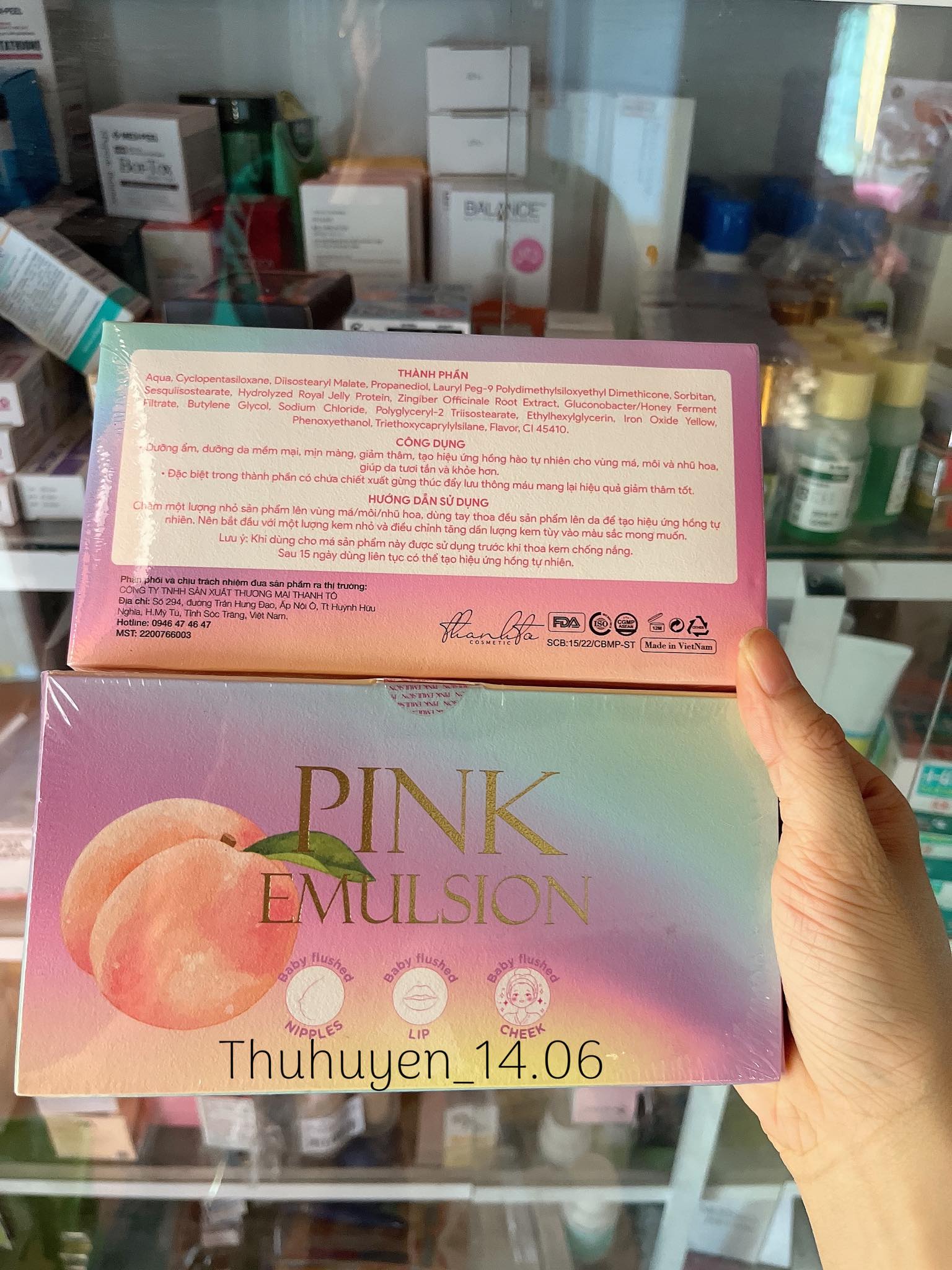 Kem Dưỡng Má Hồng Pink Emulsion
