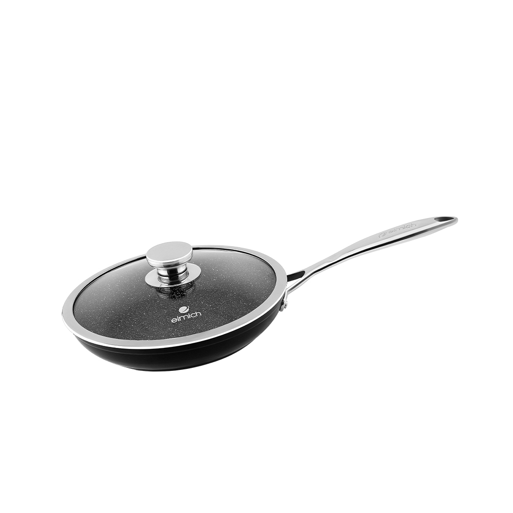 Chảo vân đá tự nhiên chống dính Elmich Opal EL 3804-3803-3802