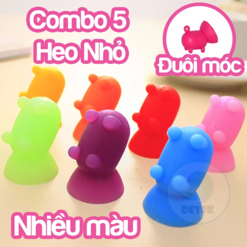Combo 5 Đế hít đỡ điện thoại con heo loại lớn