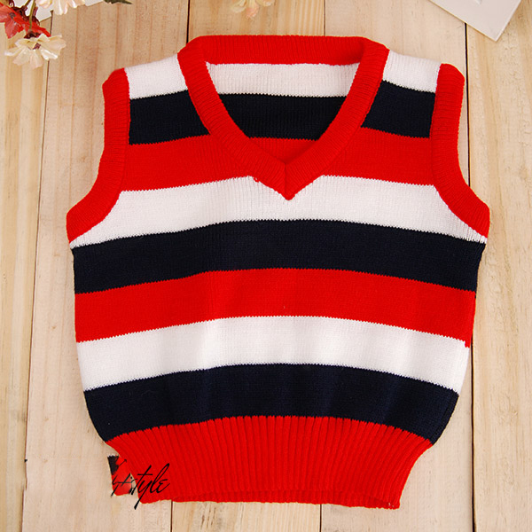 Áo len gile cho bé mặc ấm